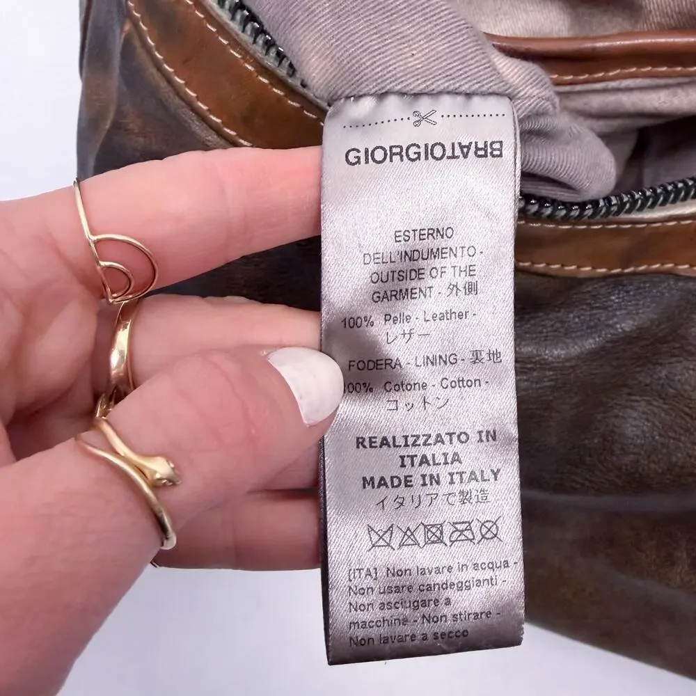 Campomaggi Braided Leather Hobo Bag